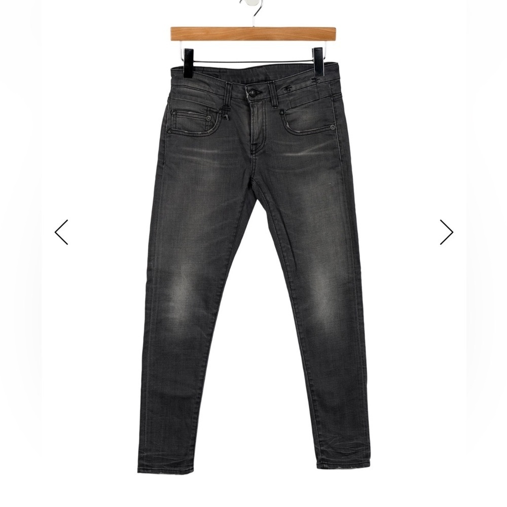 R13 grey black jeans size 25
